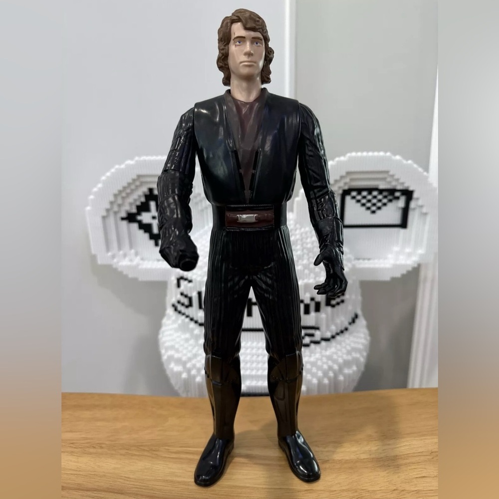Black Action Figure with Brown Accents